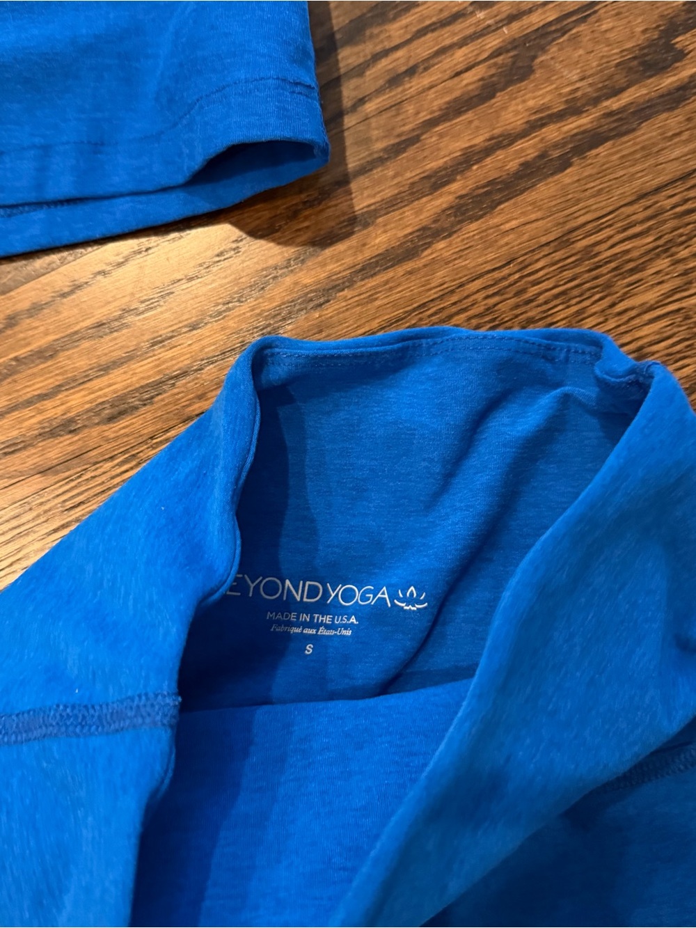 Beyond Yoga - Royal Blue SpaceDye Bike Shorts & Crop Tank - Small - Picture 2 of 4